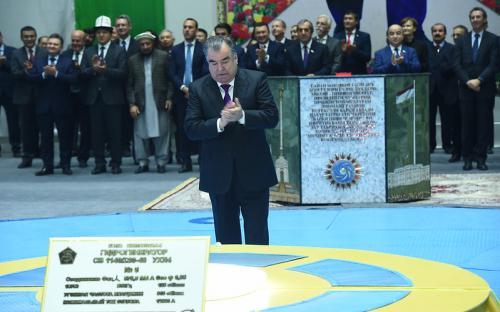 Церемония пуска первого агрегата Рогунской гидроэлектростанции image 1